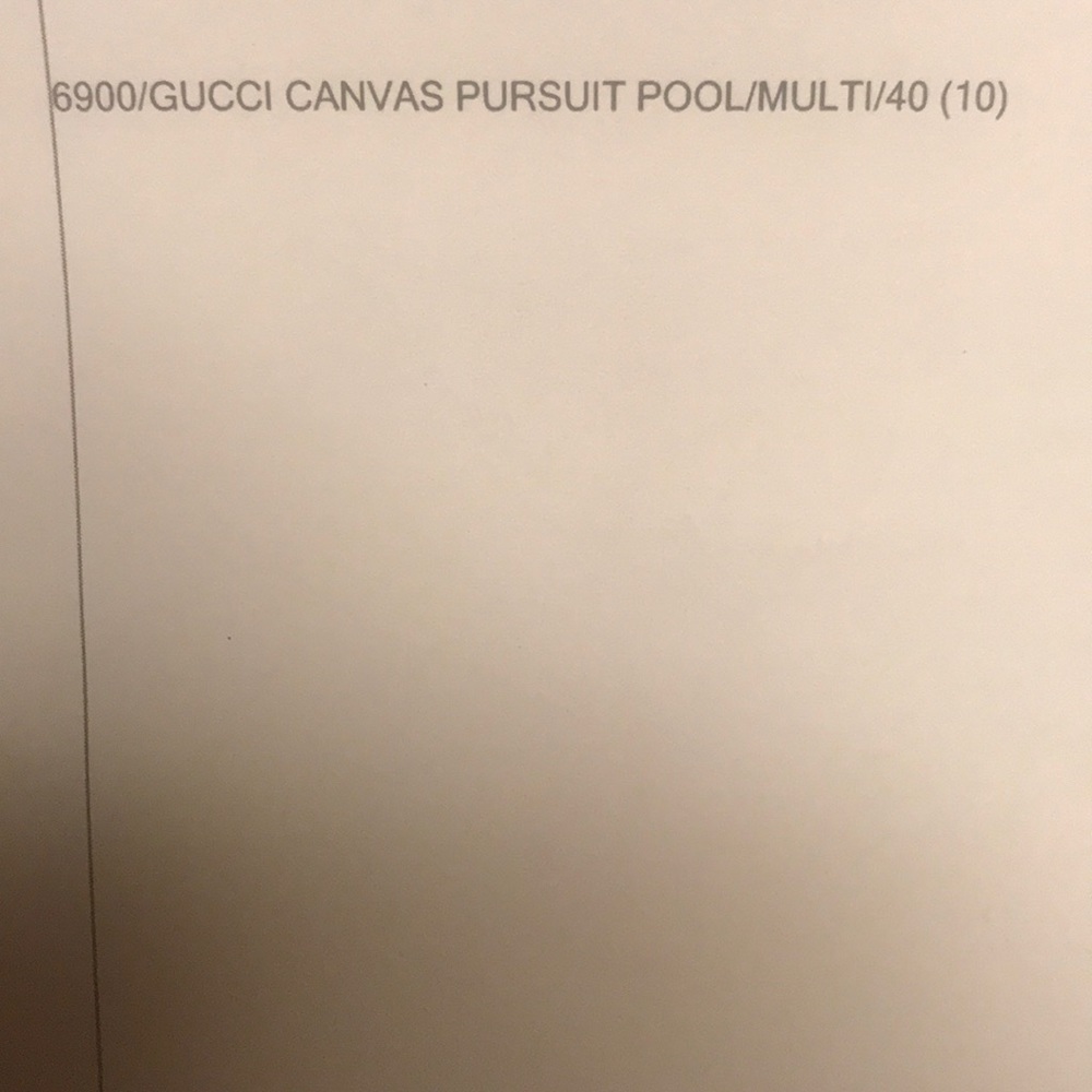 Gucci Pursuit Canvas Pool Slides - Picture 5 of 8